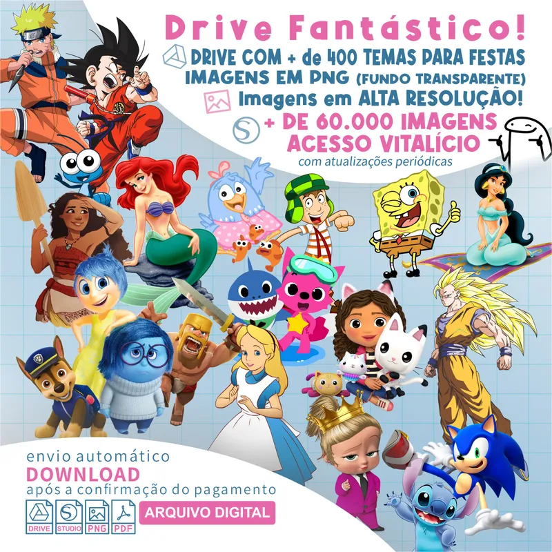 Drive Fantástico! Mais de 400 Temas para Festas